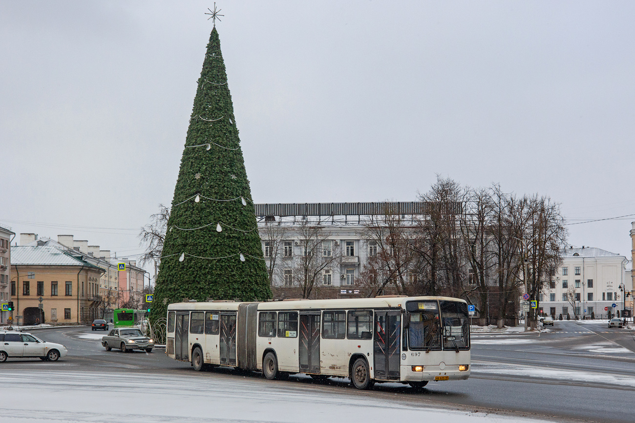 Псковская область, Mercedes-Benz O345G № 697