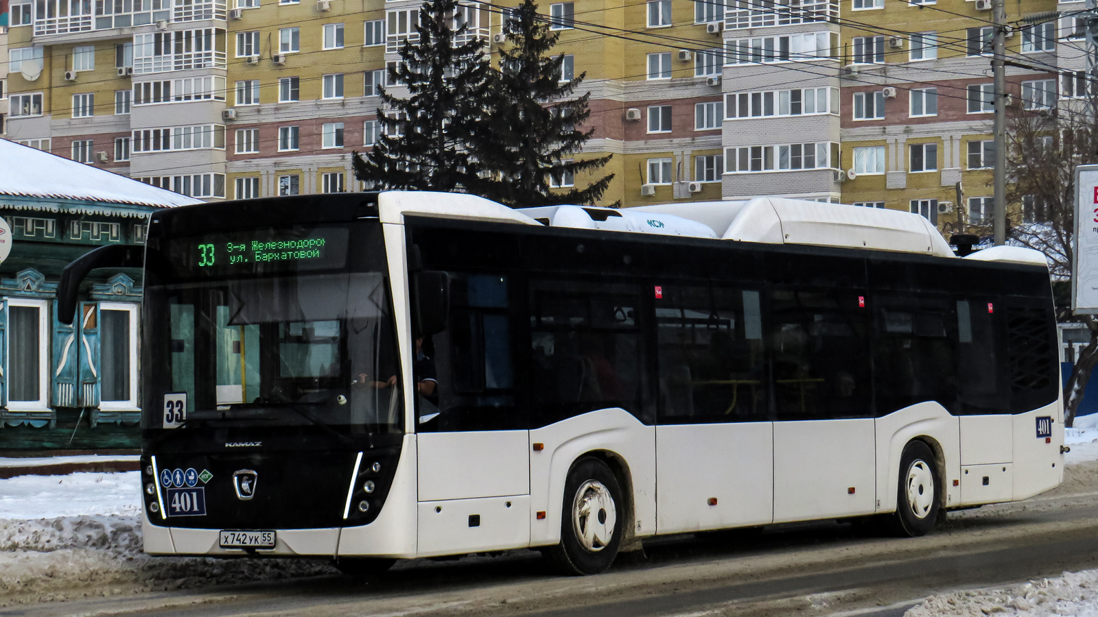 Omsk region, NefAZ-5299-40-57 (CNG) Nr. 401