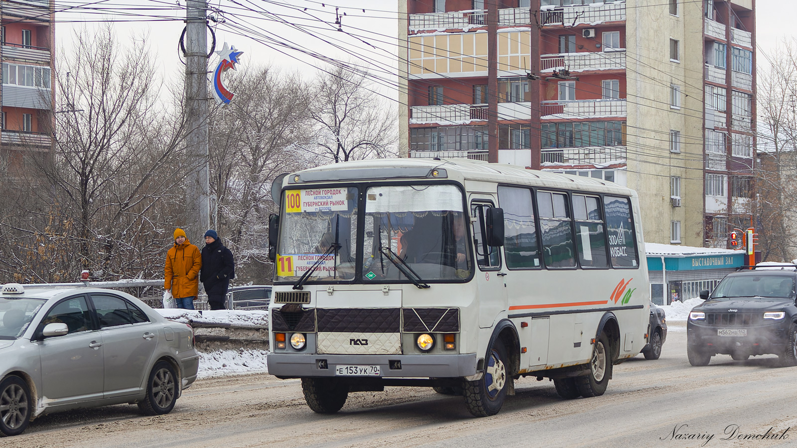 Кемеровская область - Кузбасс, ПАЗ-32054 № Е 153 УК 70