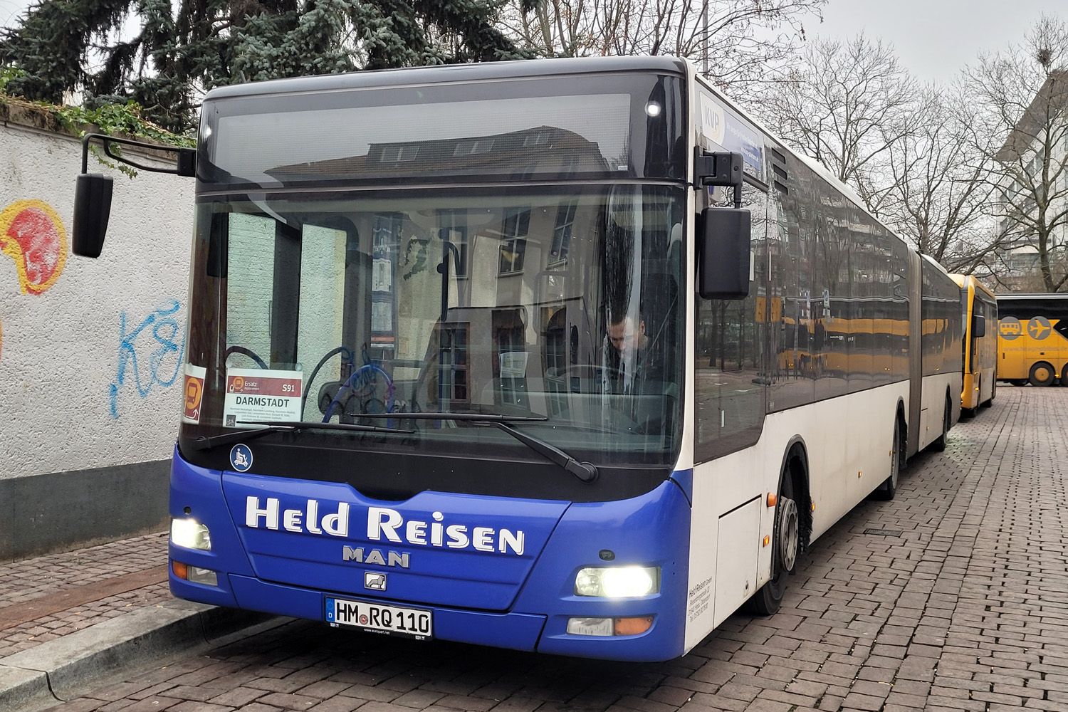 Lower Saxony, MAN A23 Lion's City GL NG363 Nr. HM-RQ 110; Hesse — SEV · Riedbahn · Frankfurt am Main <> Mannheim · 01.01.2024 — 22.01.2024