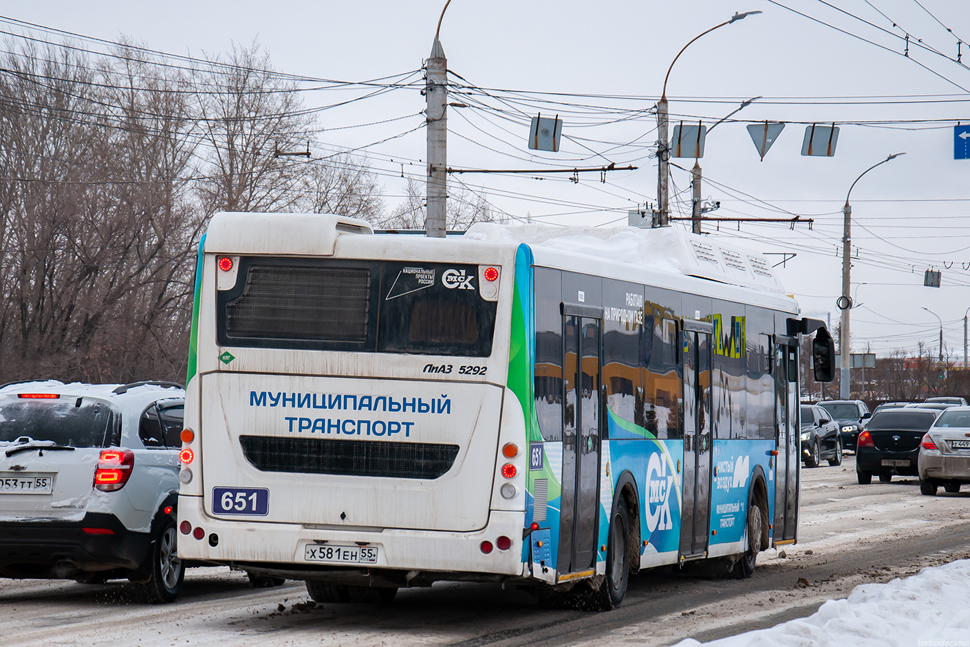 Omsk region, LiAZ-5292.67 (CNG) Nr. 651