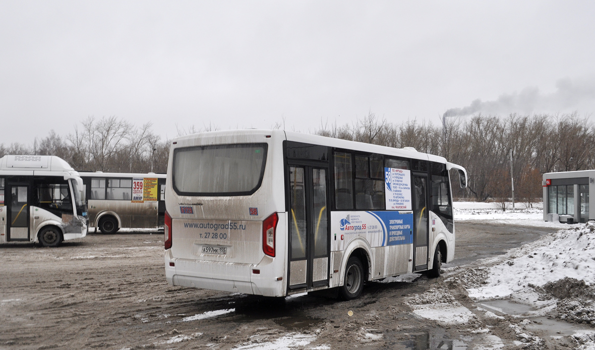 Omsk region, PAZ-320435-04 "Vector Next" Nr. 6129