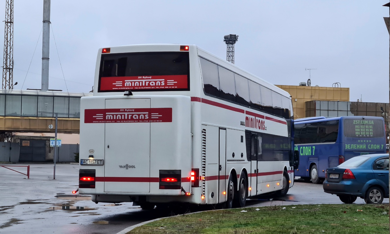 Тернопольская область, Van Hool TD927 Astromega № AC 1157 ET; Полтавская область, Setra S415GT-HD № СЛОН 13