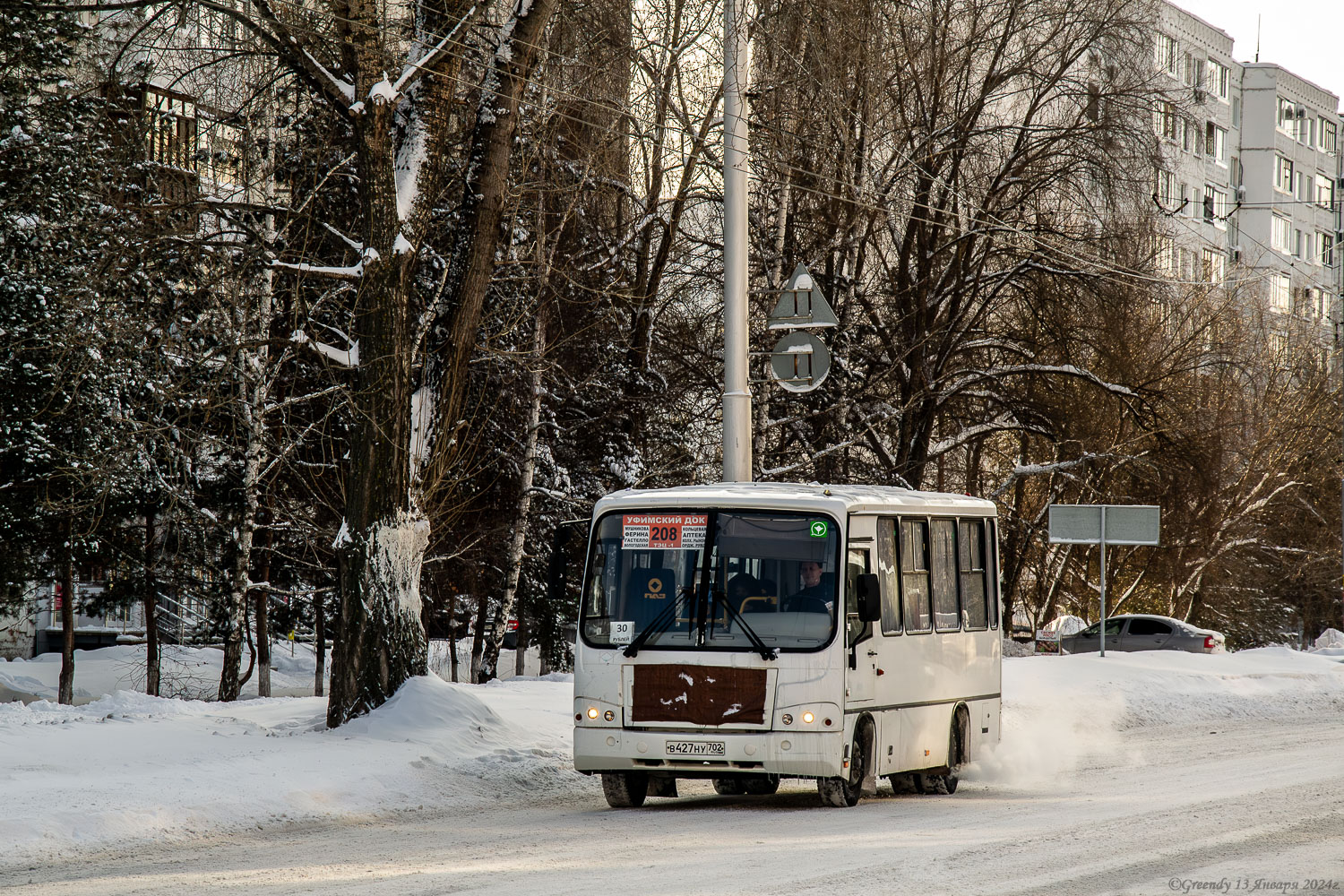 Башкортостан, ПАЗ-320302-12 № В 427 НУ 702