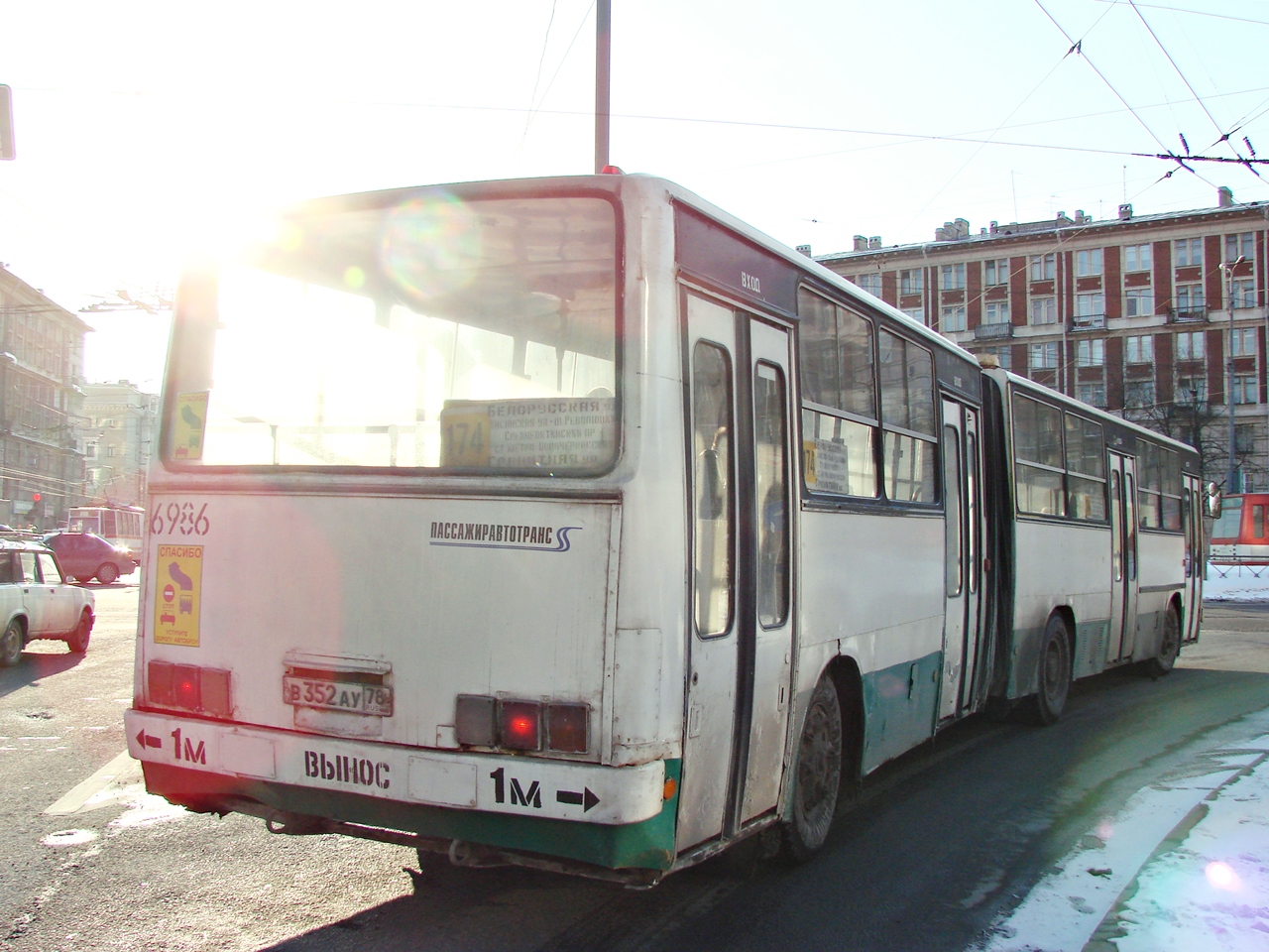 Saint Petersburg, Ikarus 280.33O # 6986