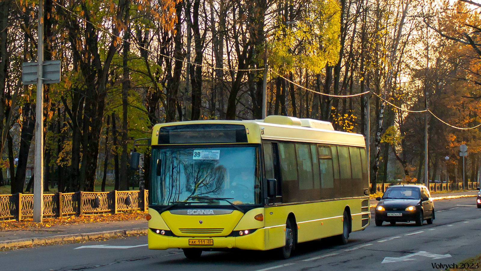 Вологодская область, Scania OmniLink II (Скания-Питер) № АК 111 35