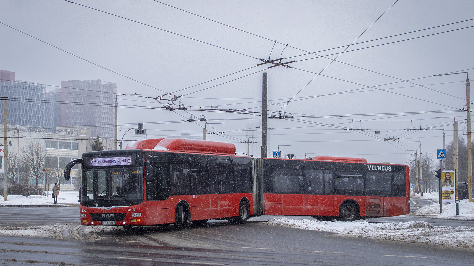 Литва, MAN A23 Lion's City G NG313 CNG № 4190