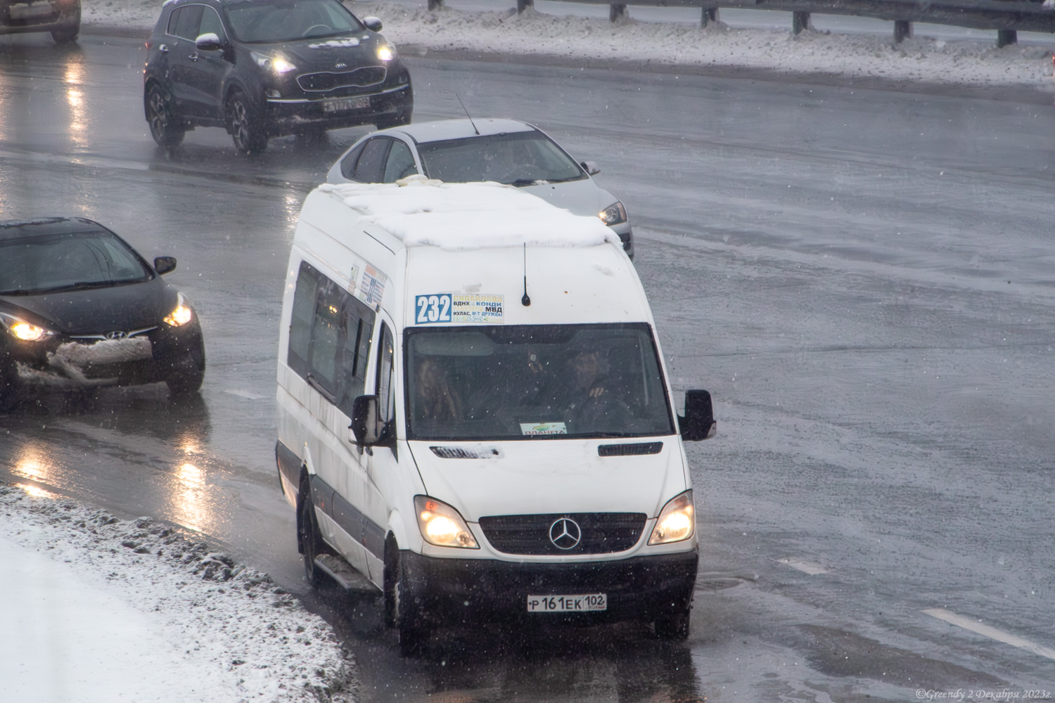 Башкортостан, Mercedes-Benz Sprinter W906 515CDI № Р 161 ЕК 102
