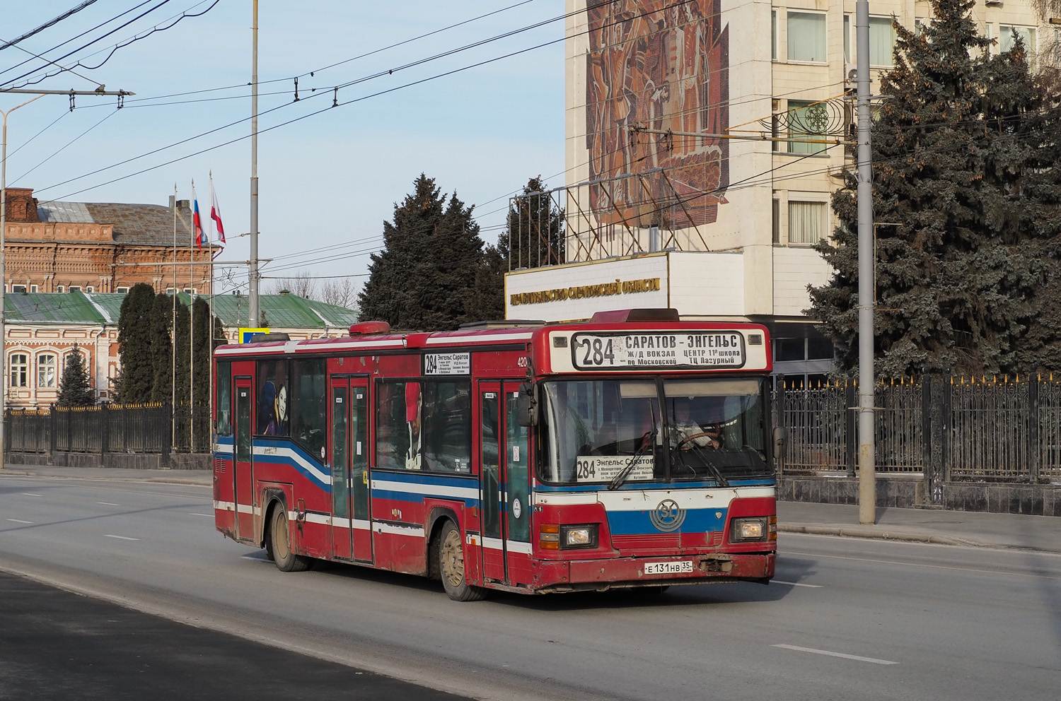 Саратовская область, Scania CN113CLL MaxCi № Е 131 НВ 35