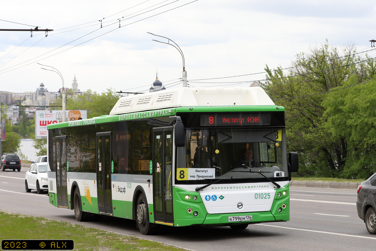 Воронежская область, ЛиАЗ-5292.67 (CNG) № 01025