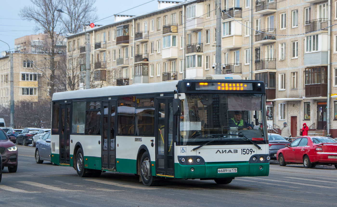 Санкт-Петербург, ЛиАЗ-5292.60 № 1509