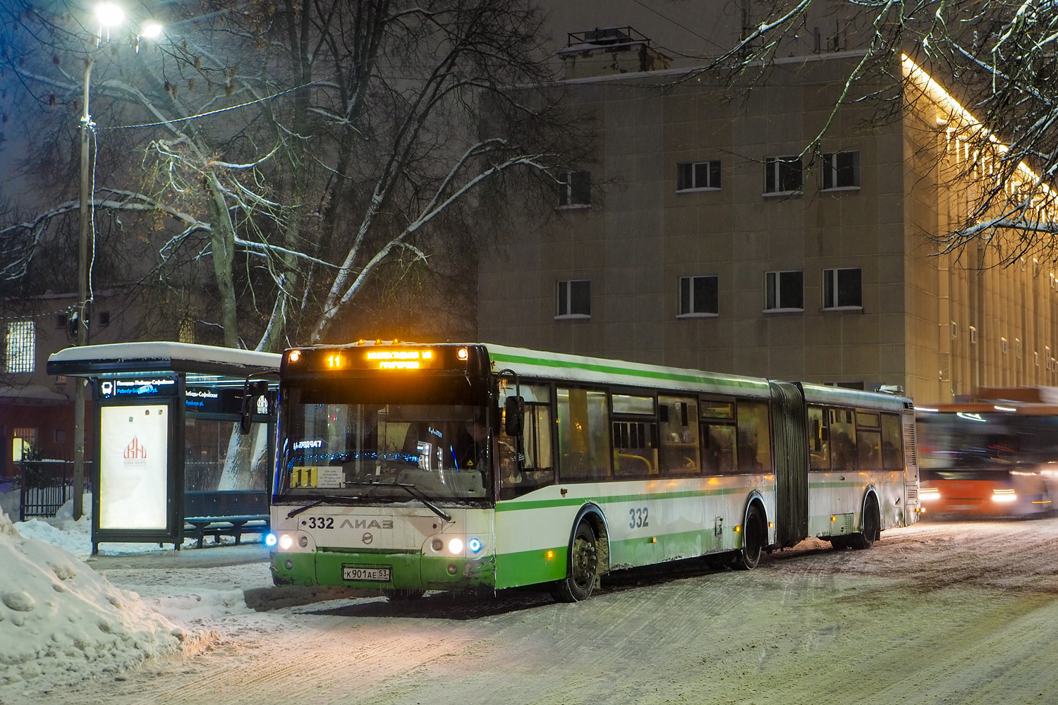 Novgorod region, LiAZ-6213.21 č. 332