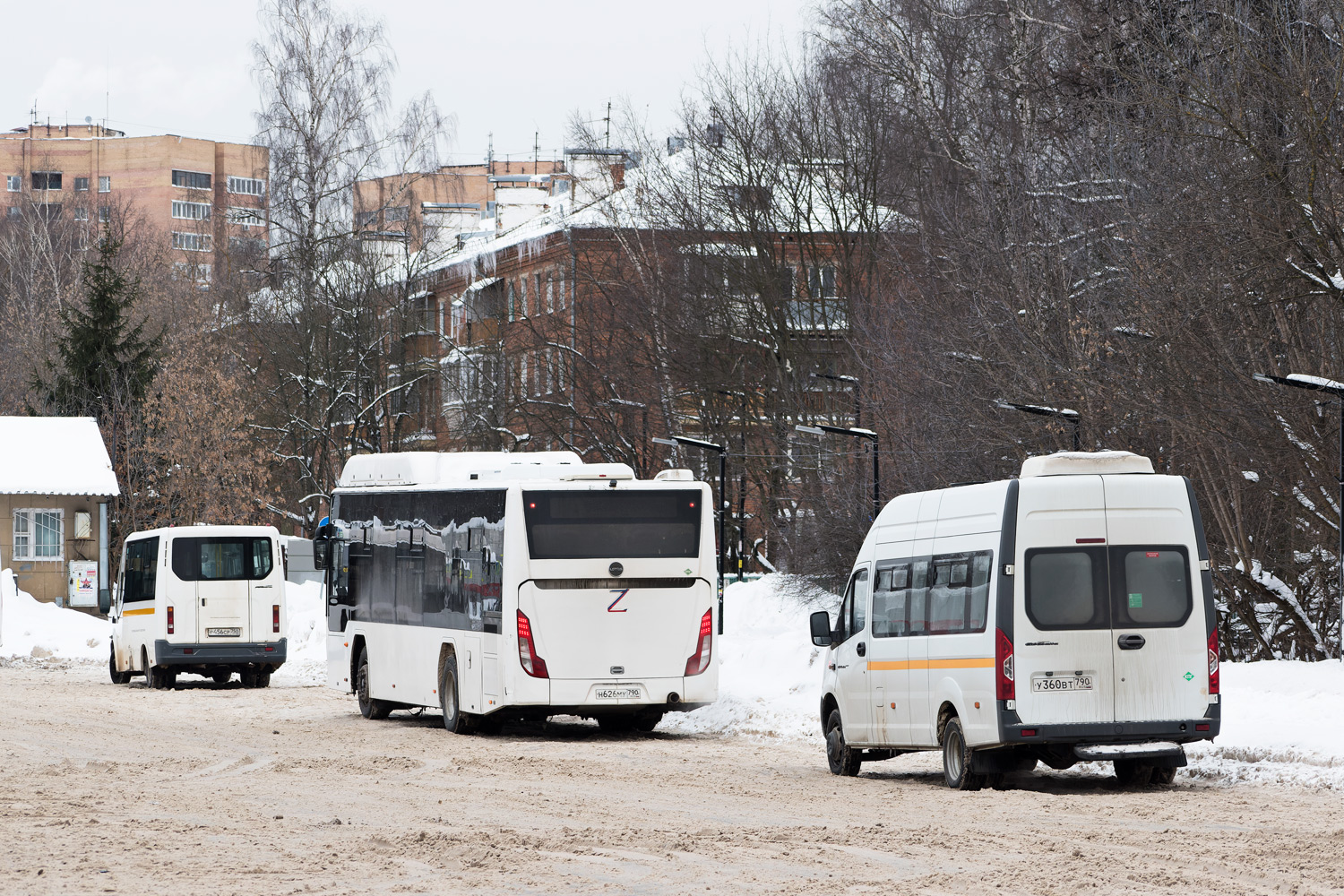 Московская область, Lotos-105C02 № 096003; Московская область, ГАЗ-A65R36 Next № У 360 ВТ 790