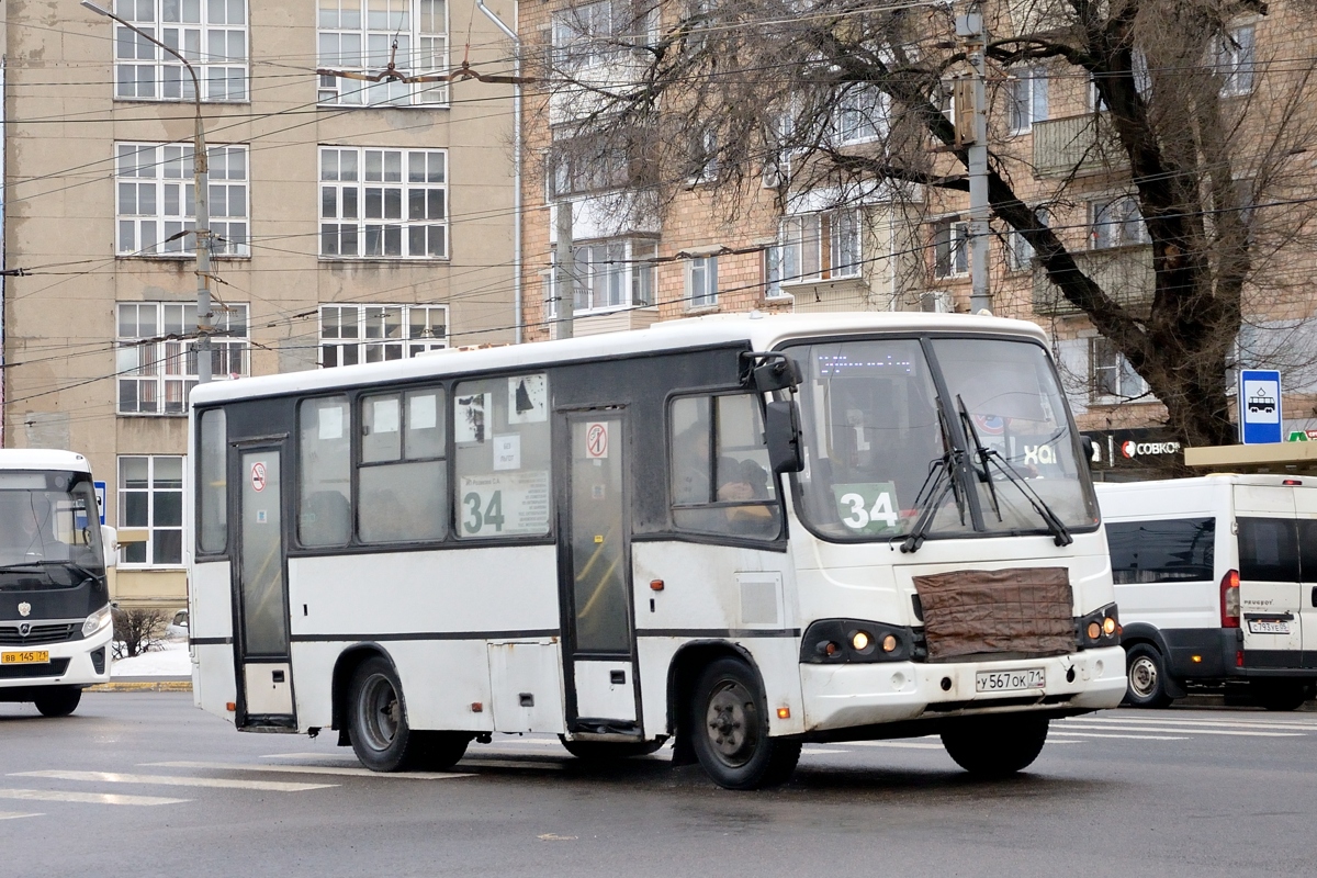 Тульская область, ПАЗ-320402-05 № У 567 ОК 71