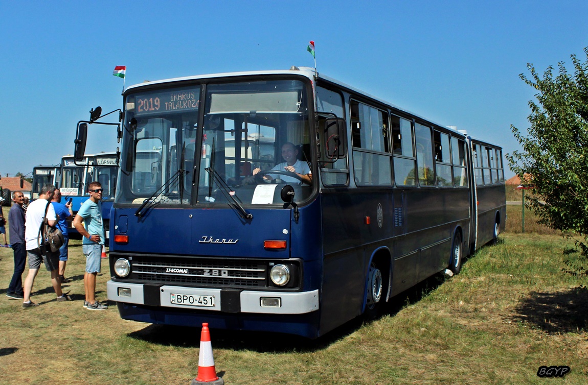 Венгрия, Ikarus 280.40A № 04-51; Венгрия — XII. Nemzetközi Ikarus, Csepel és Veteránjármű Találkozó, Folyás (2019)