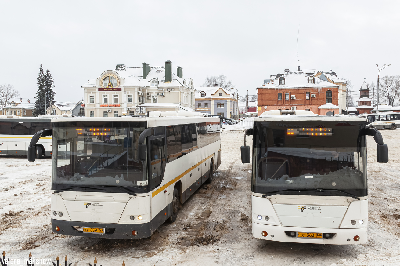 Московская область, ГолАЗ-525110-11 "Вояж" № 107659; Московская область, ГолАЗ-622810-10 № 107563