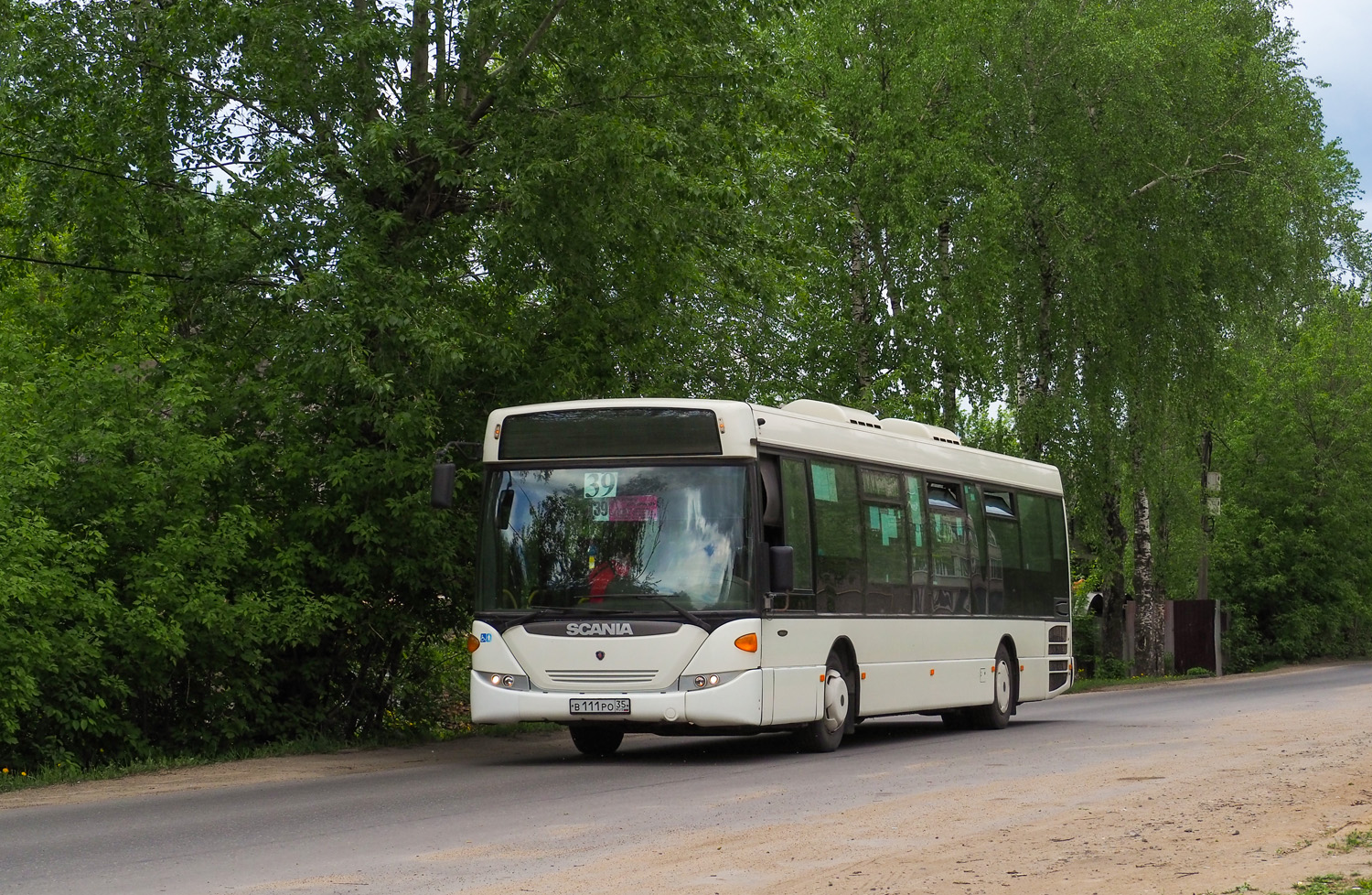 Вологодская область, Scania OmniLink II (Скания-Питер) № В 111 РО 35