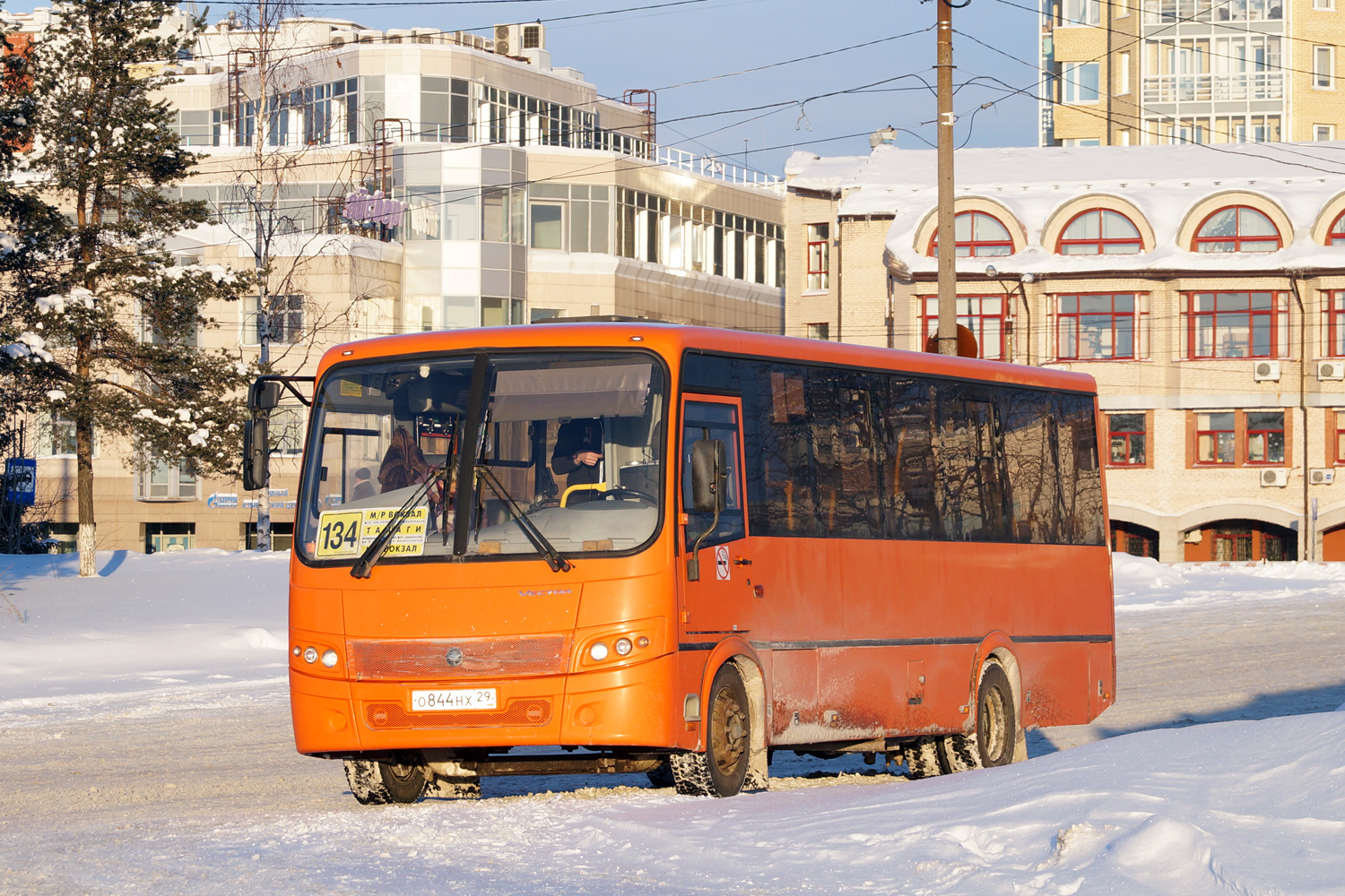 Архангельская область, ПАЗ-320414-04 "Вектор" № О 844 НХ 29