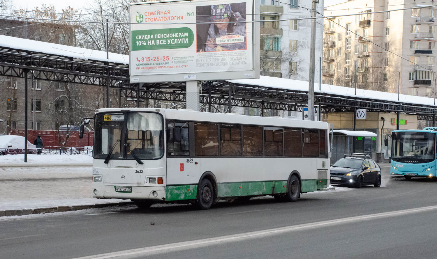 Санкт-Петербург, ЛиАЗ-5293.60 № 3632