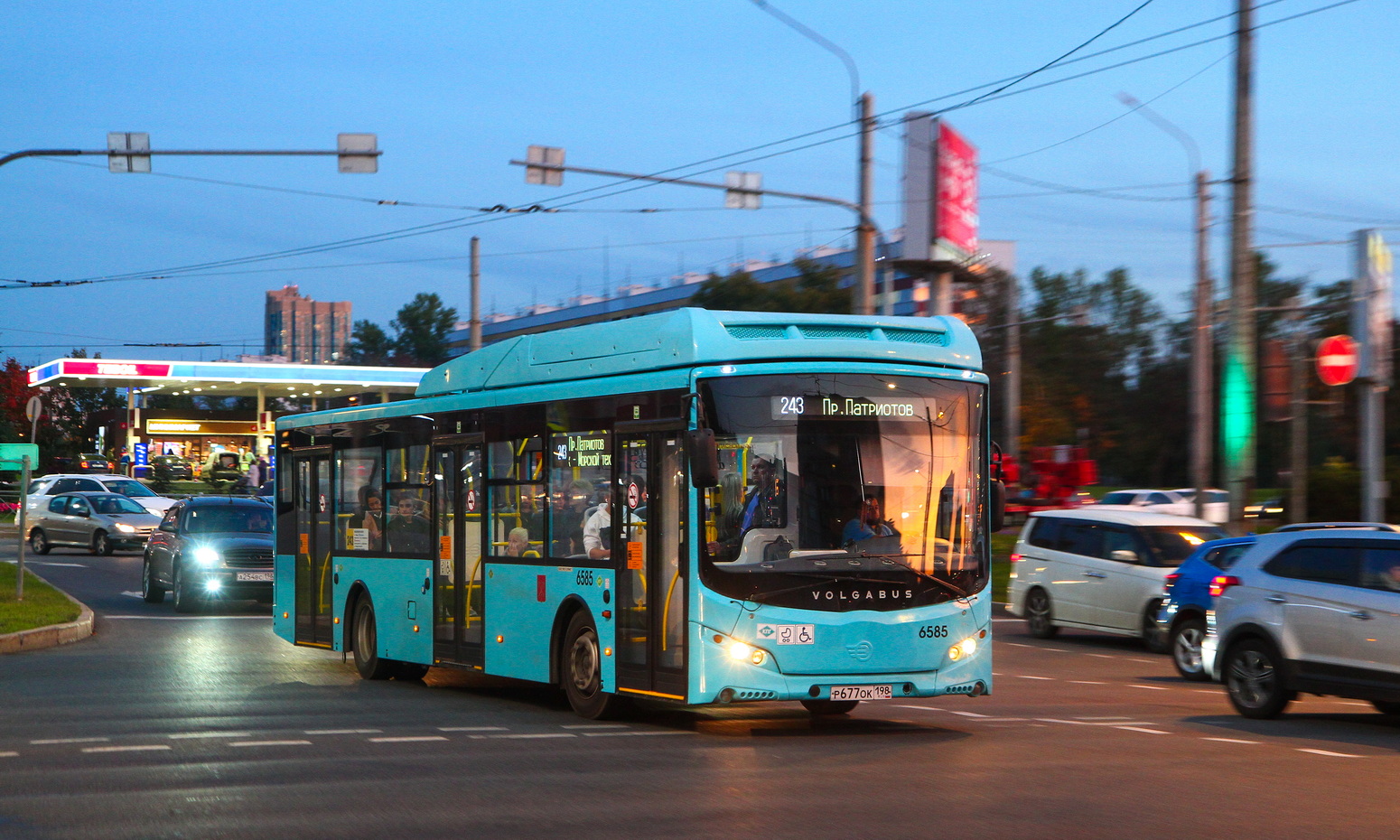 Санкт-Петербург, Volgabus-5270.G4 (CNG) № 6585