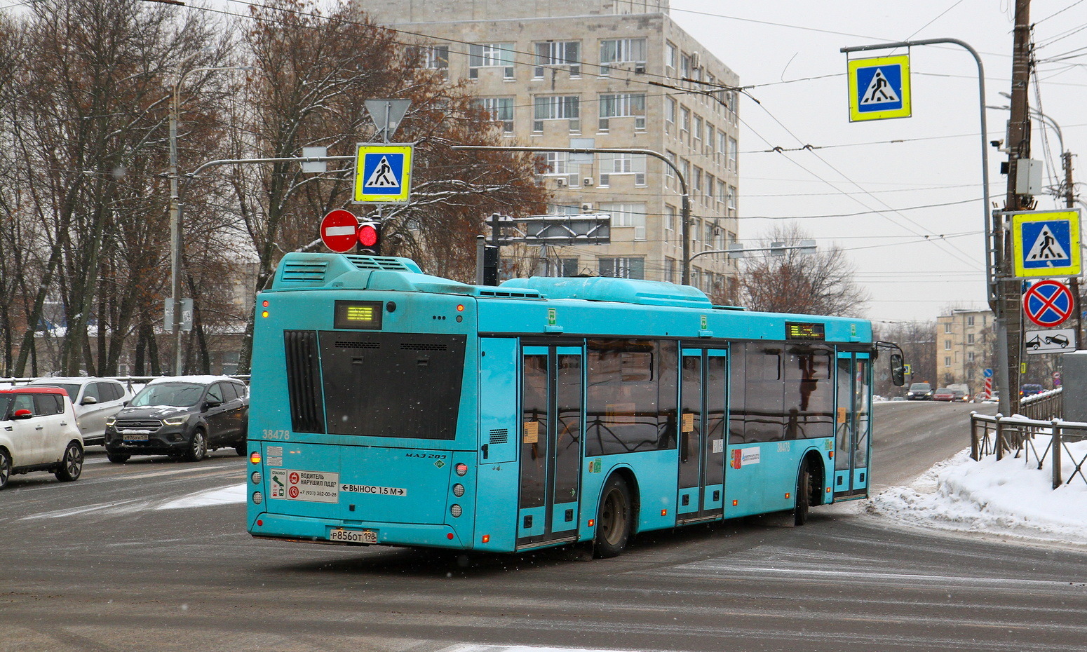 Санкт-Петербург, МАЗ-203.947 № 38478