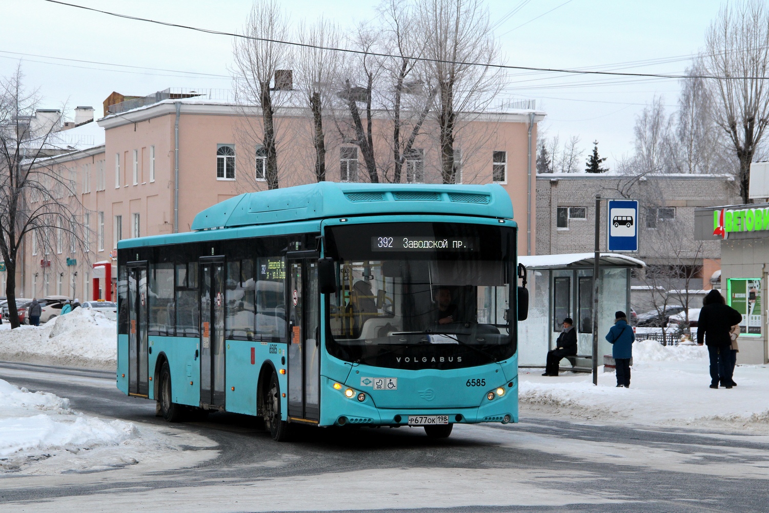 Санкт-Петербург, Volgabus-5270.G4 (CNG) № 6585