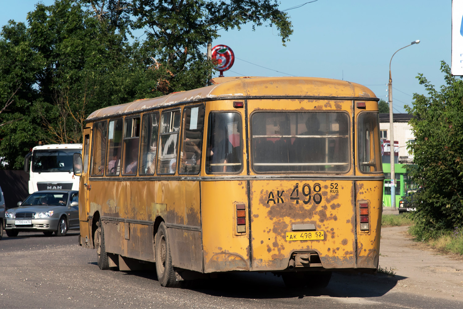 Нижегородская область, ЛиАЗ-677М № АК 498 52