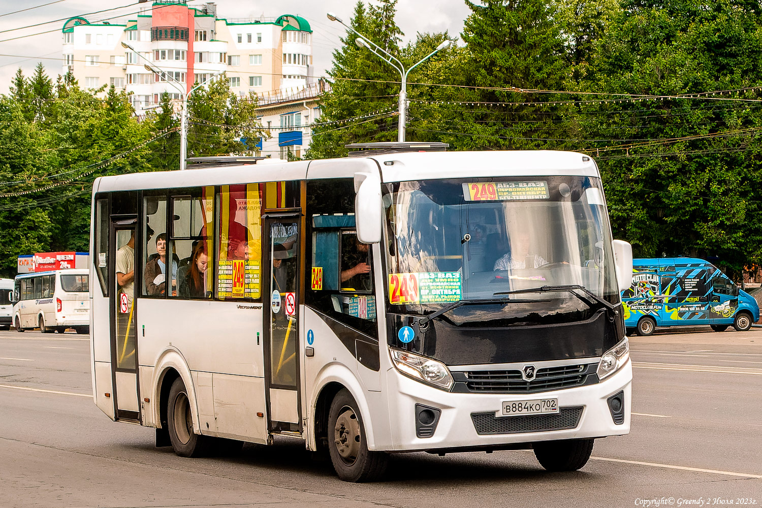 Башкортостан, ПАЗ-320405-04 "Vector Next" № В 884 КО 702