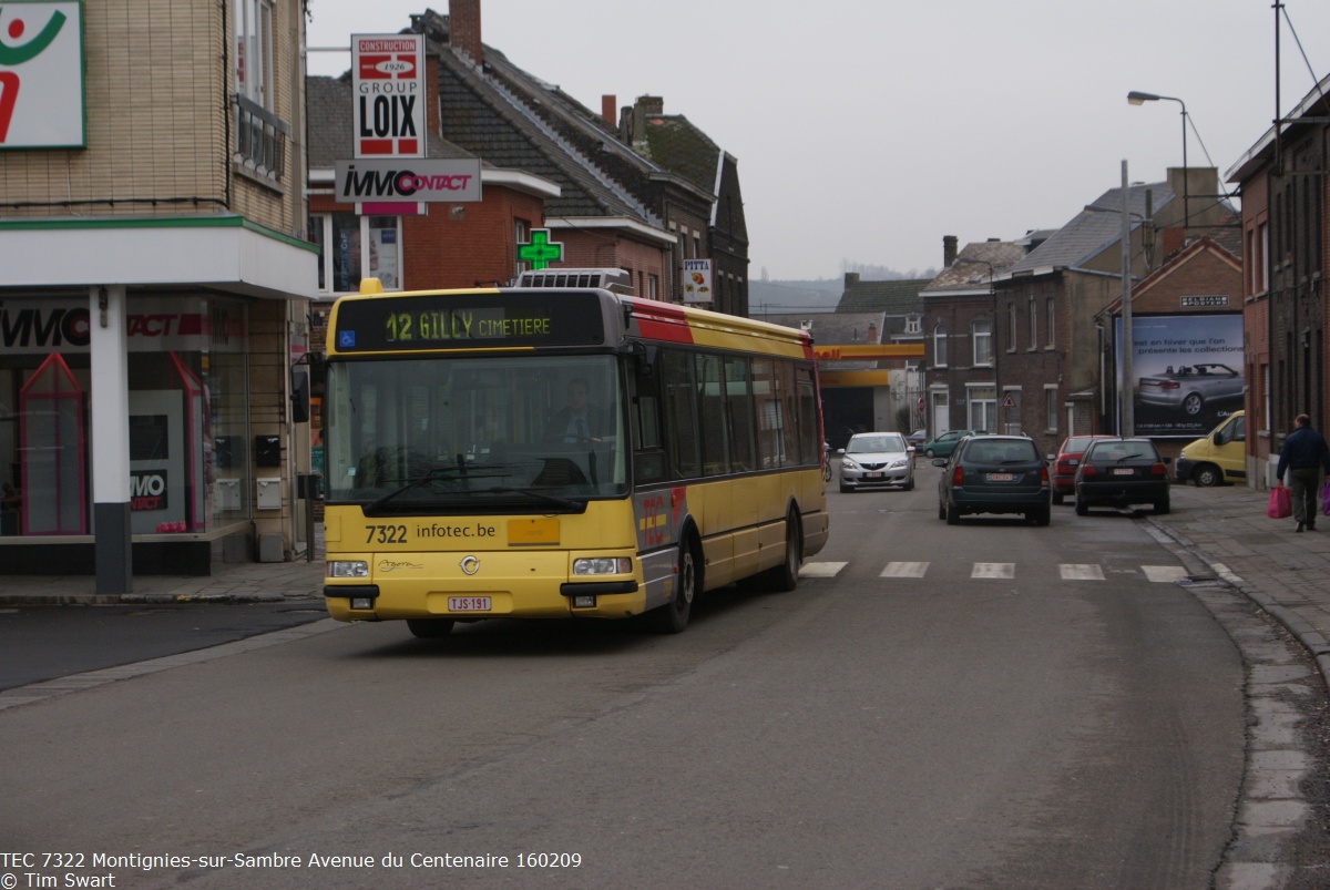 Бельгия, Irisbus Agora S № 7322
