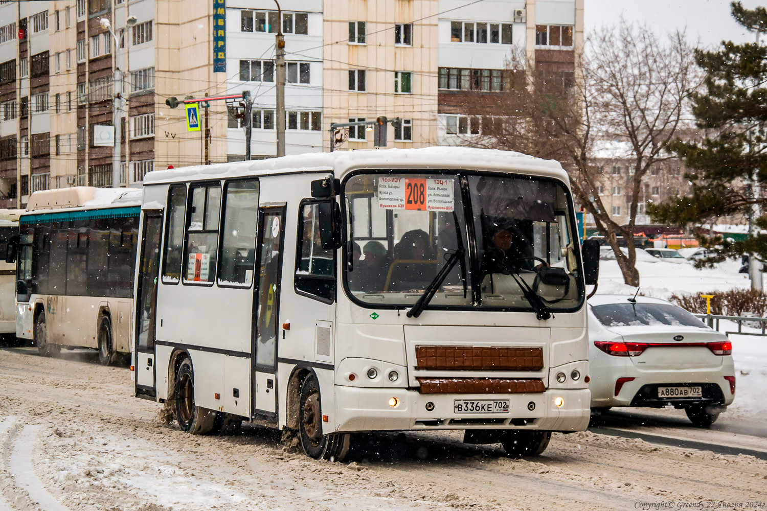 Башкортостан, ПАЗ-320302-08 № В 336 КЕ 702