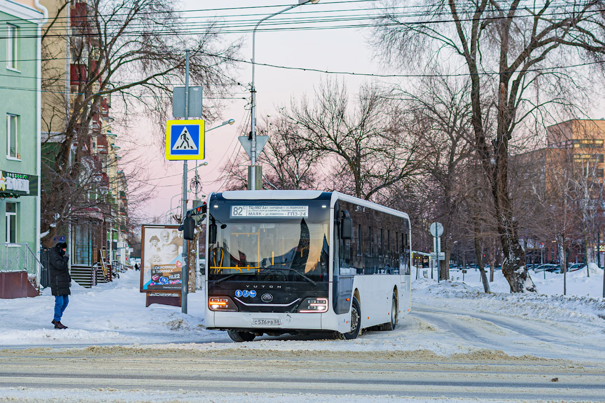 Пензенская область, Yutong ZK6116HG № С 536 РВ 58