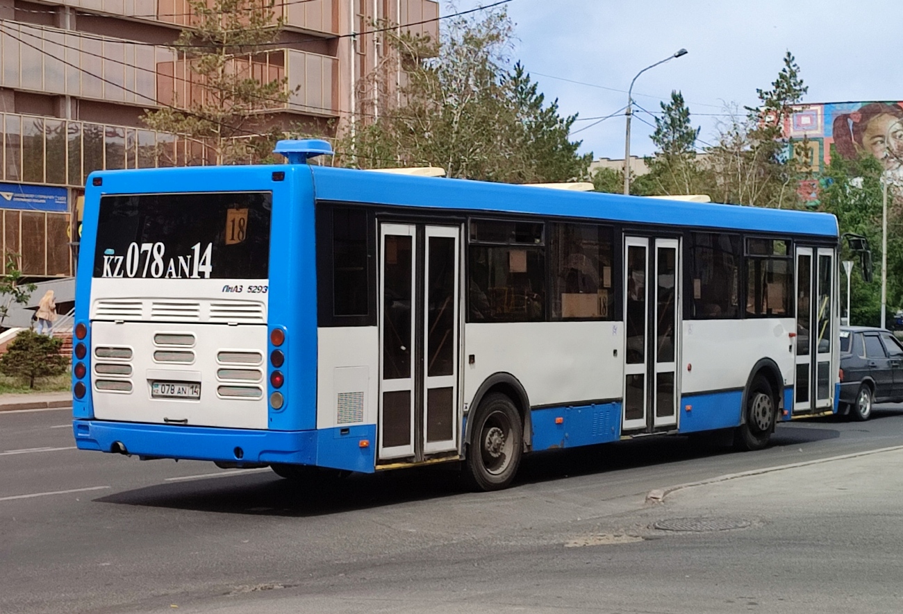 Павлодарская область, ЛиАЗ-5293.60 № 078 AN 14
