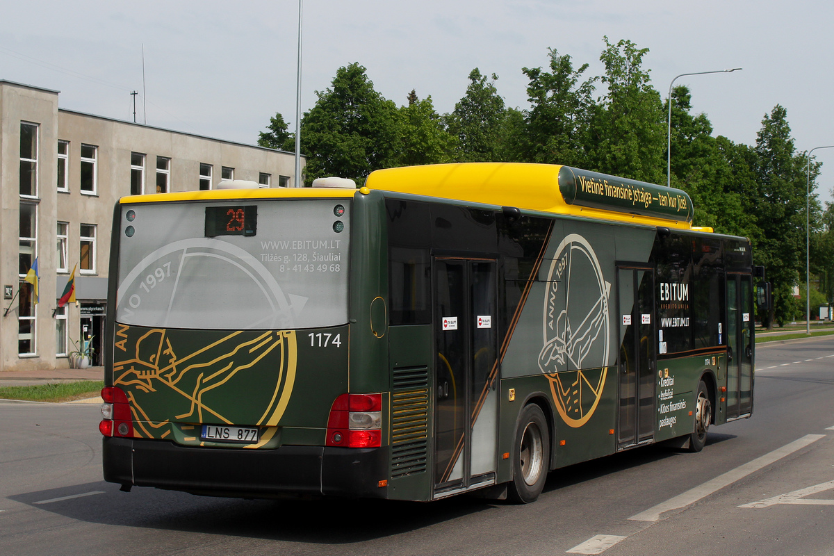 Литва, MAN A21 Lion's City NL243 CNG № 1174