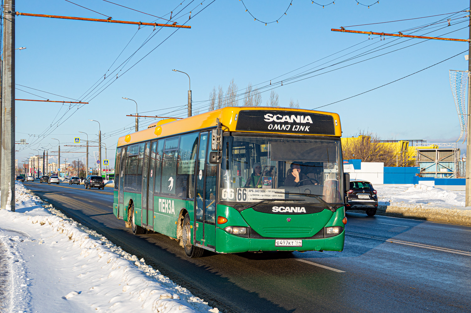 Пензенская область, Scania OmniLink I (Скания-Питер) № Е 497 КТ 164
