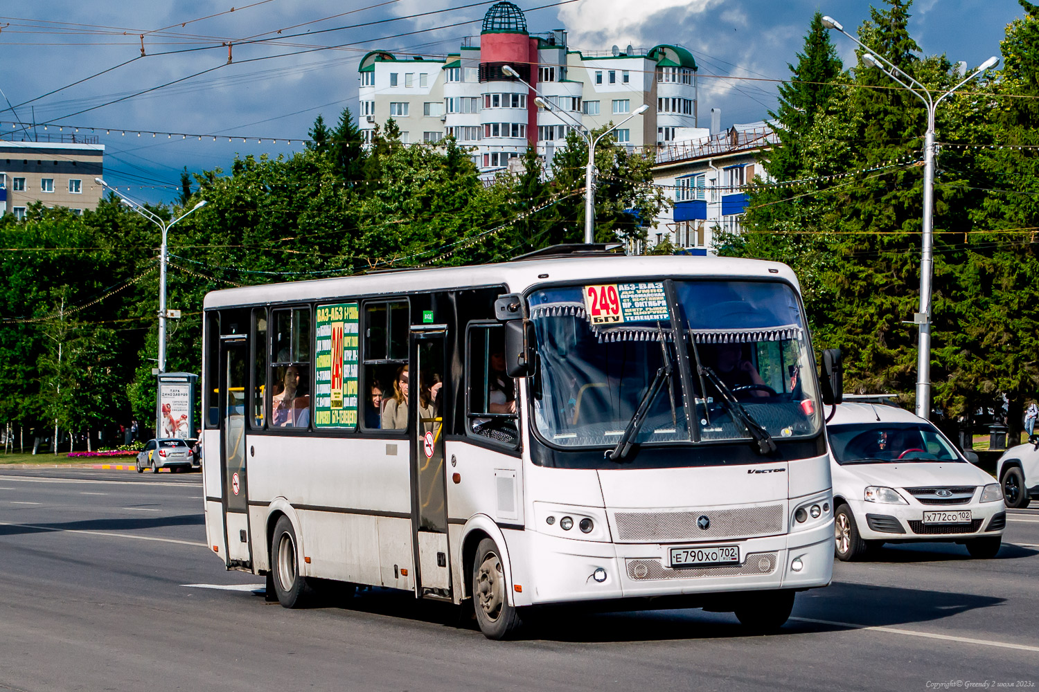 Башкортостан, ПАЗ-320412-05 "Вектор" № Е 790 ХО 702