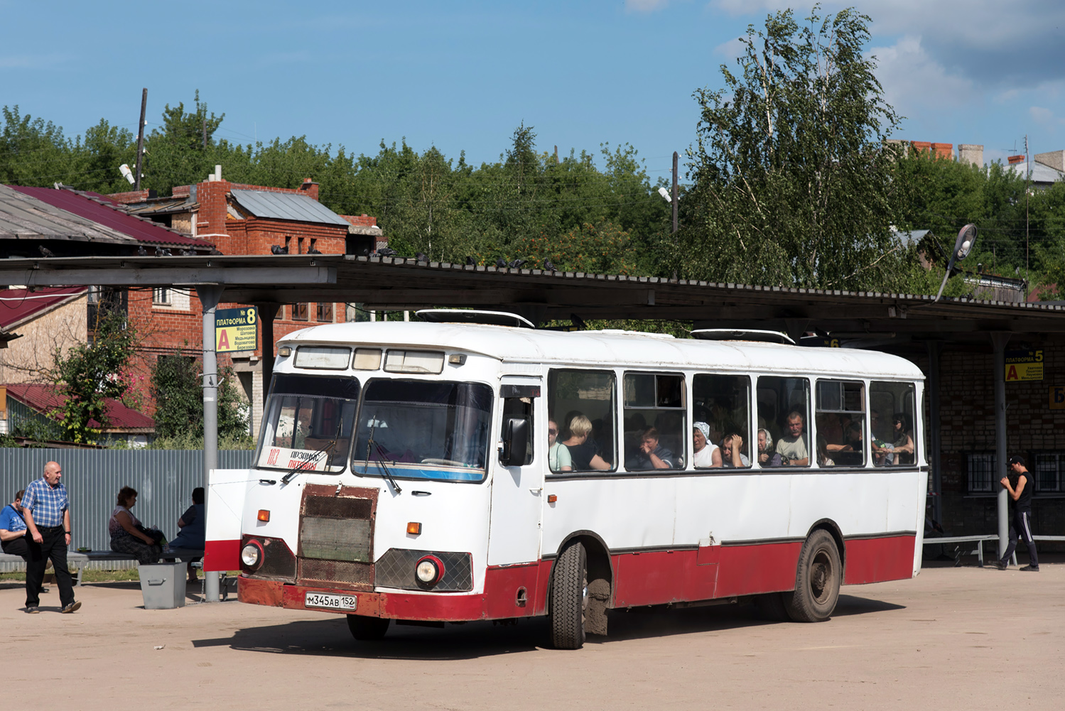 Нижегородская область, ЛиАЗ-677М (БАРЗ) № М 345 АВ 152