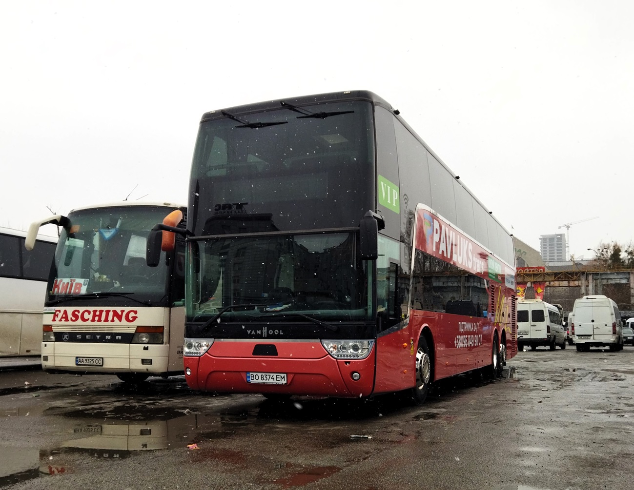 Ternopol region, Van Hool TDX27 Astromega Nr. BO 8374 EM