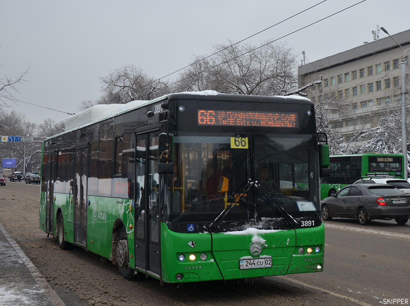 Алматы, Golden Dragon XML6125CN (Hyundai Trans Auto) № 3891