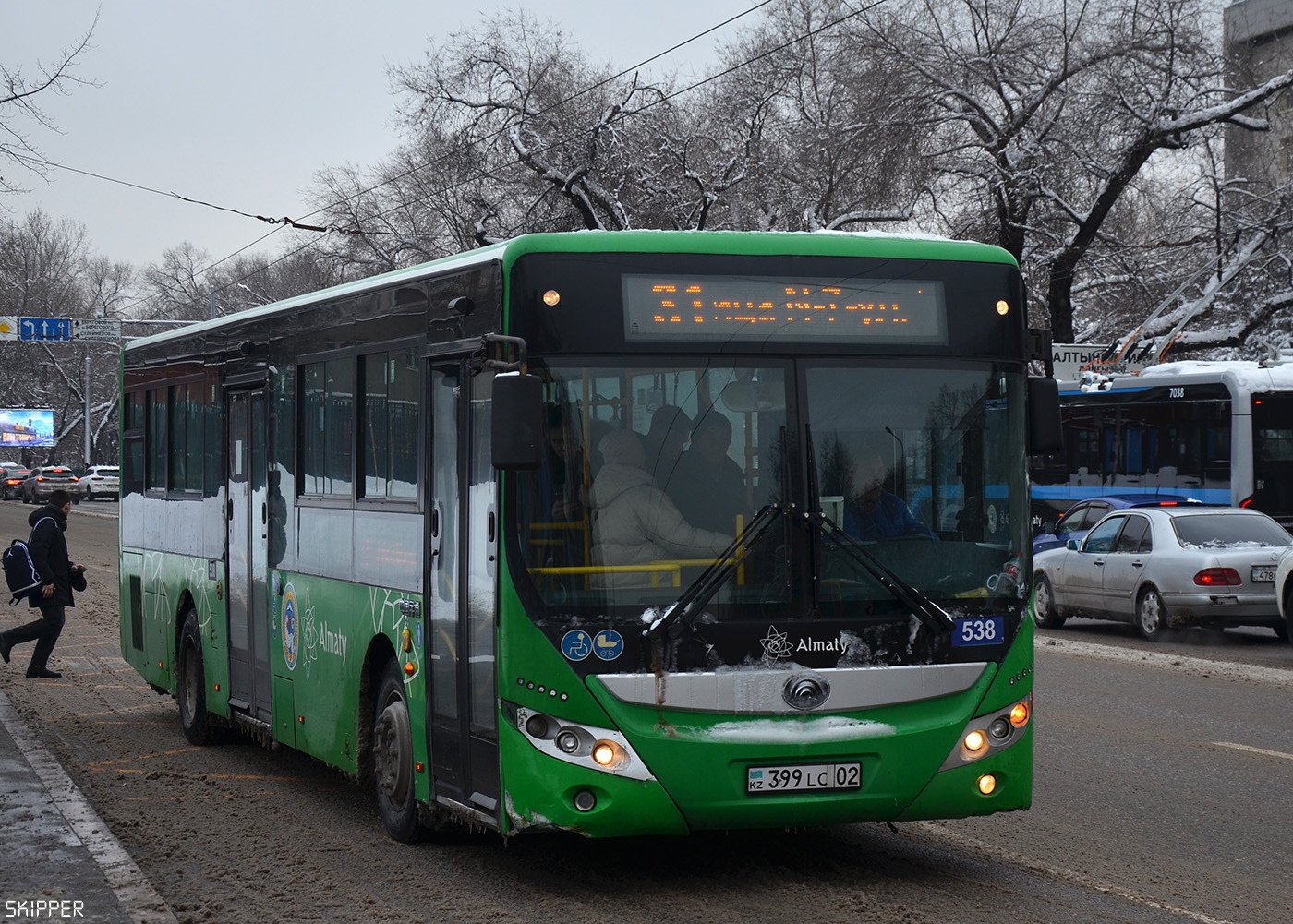 Алматы, Yutong ZK6118HGA № 538