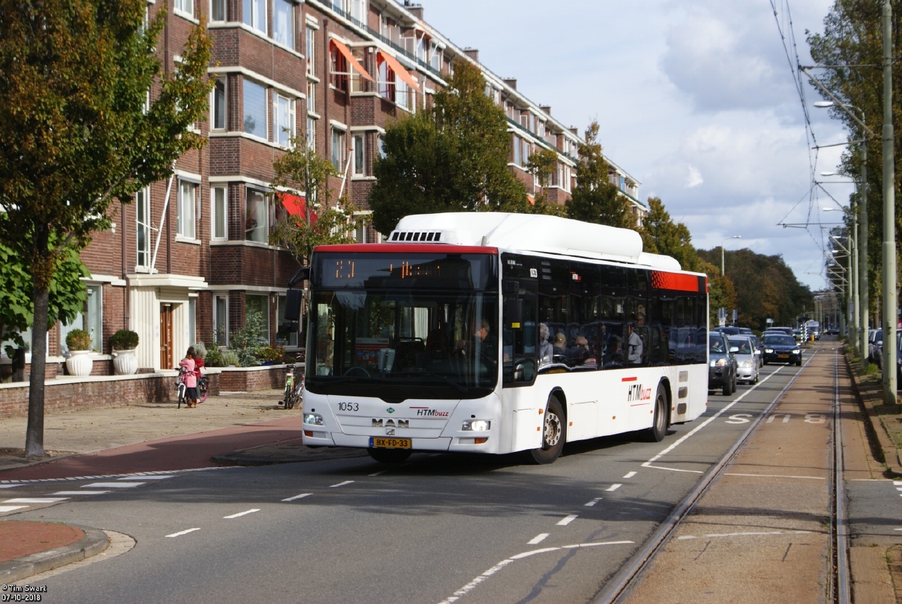 Нидерланды, MAN A21 Lion's City NL243 CNG № 1053