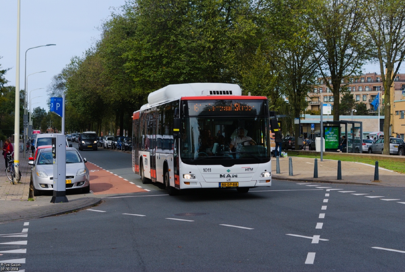 Нидерланды, MAN A21 Lion's City NL243 CNG № 1011