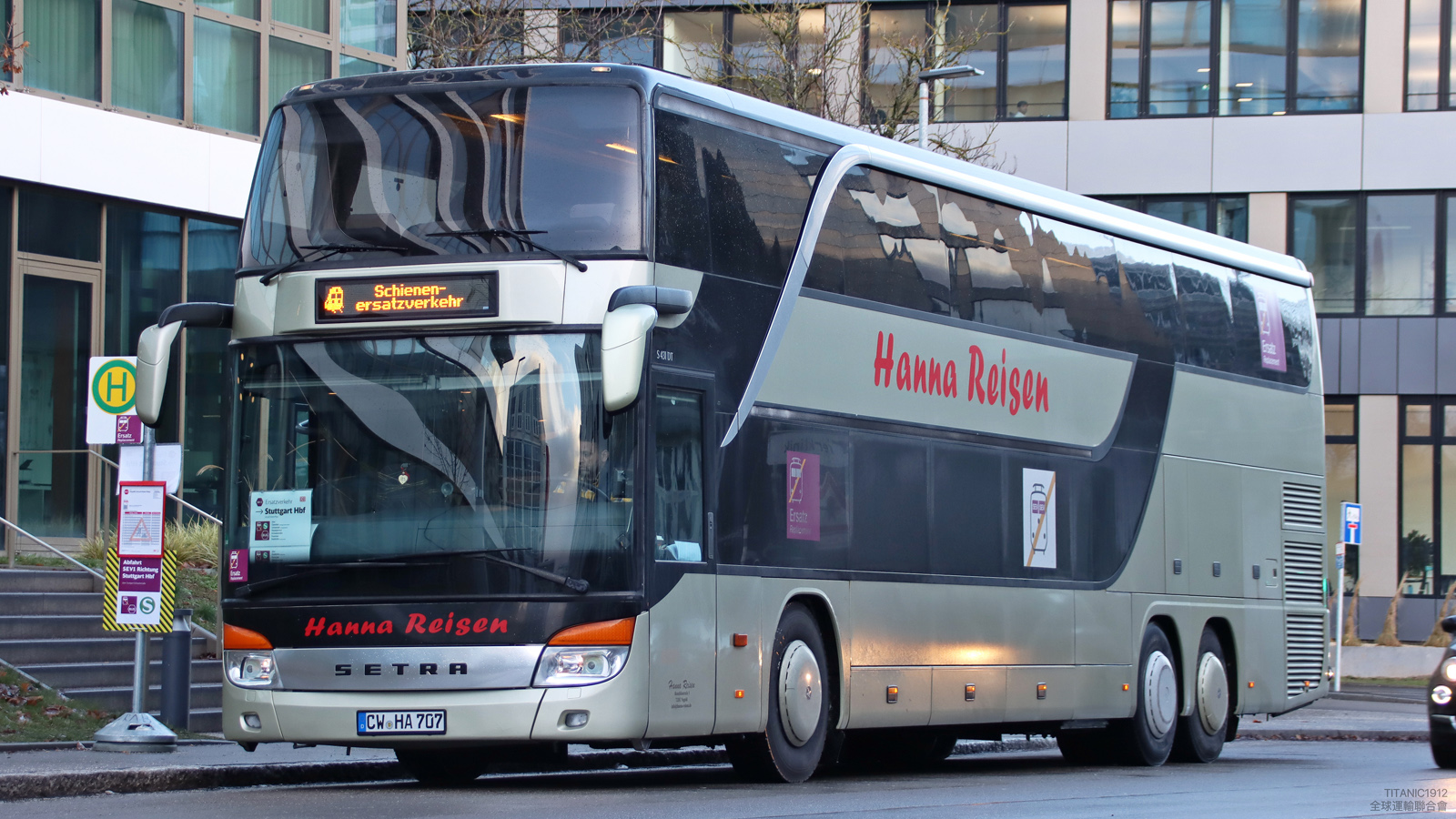 Baden-Württemberg, Setra S431DT Nr. CW-HA 707