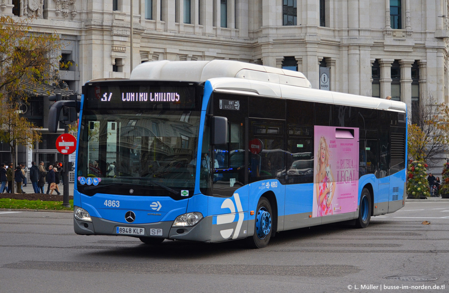 Španělsko, Mercedes-Benz Citaro C2 NGT č. 4863