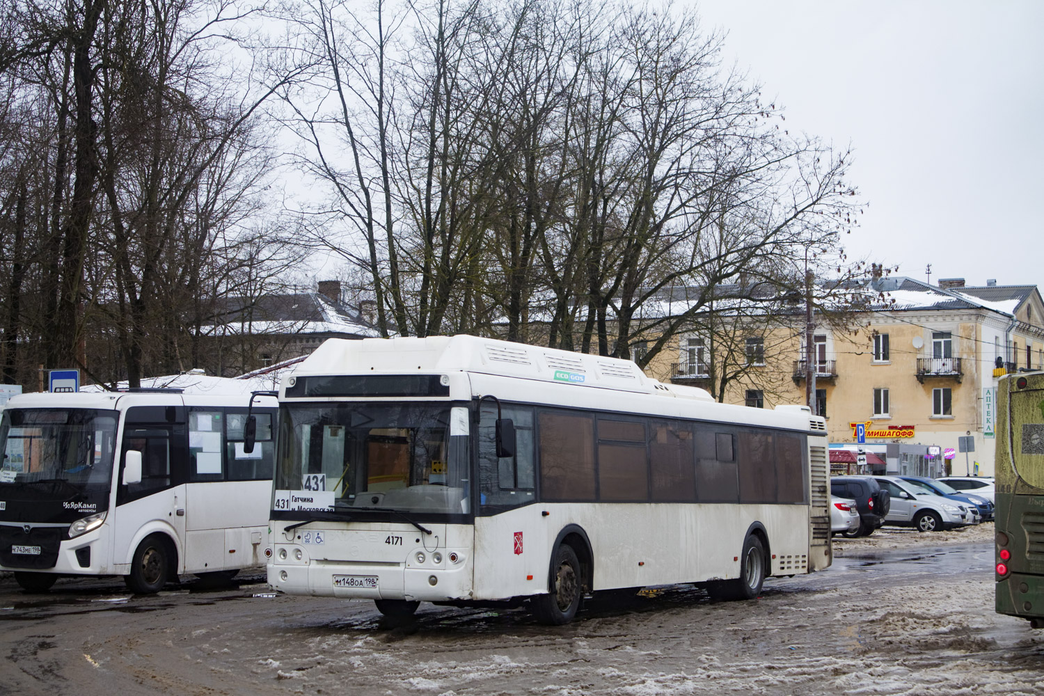 Leningrad region, LiAZ-5292.67 (CNG) # 4171