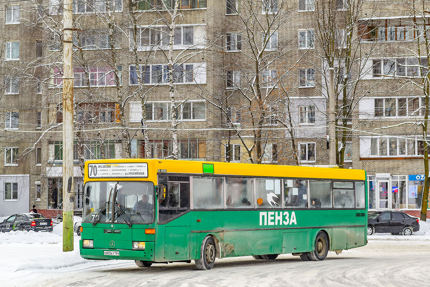 Пензенская область, Mercedes-Benz O405 № Е 805 КТ 164