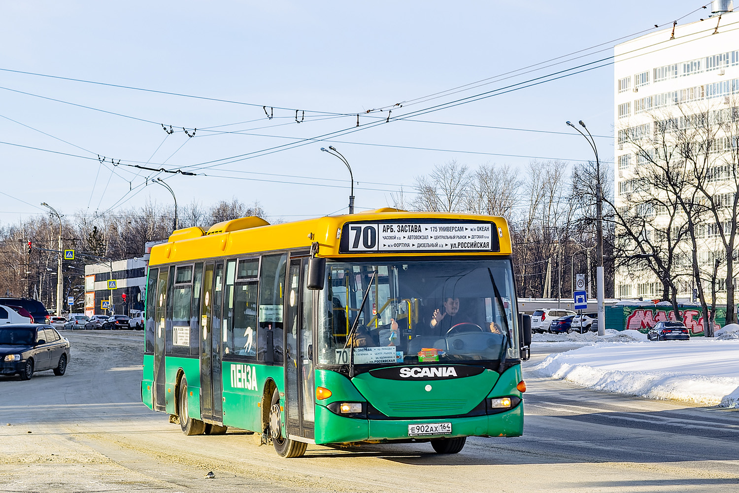 Penza region, Scania OmniLink I (Scania-St.Petersburg) č. Е 902 АХ 164