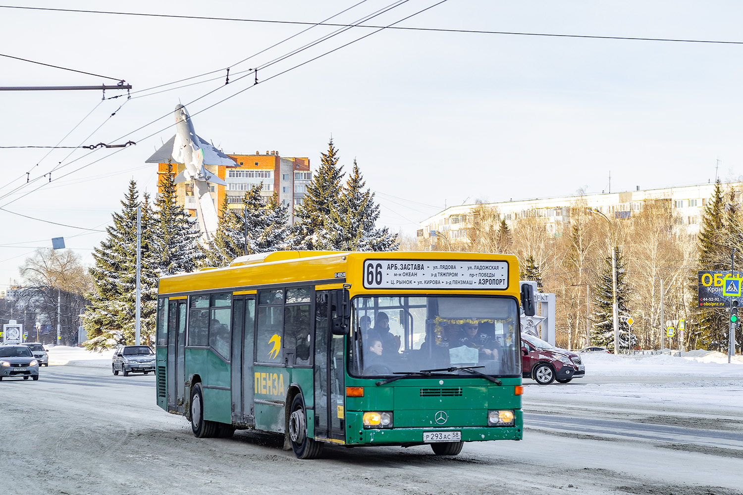 Пензенская область, Mercedes-Benz O405N2 № Р 293 АС 58