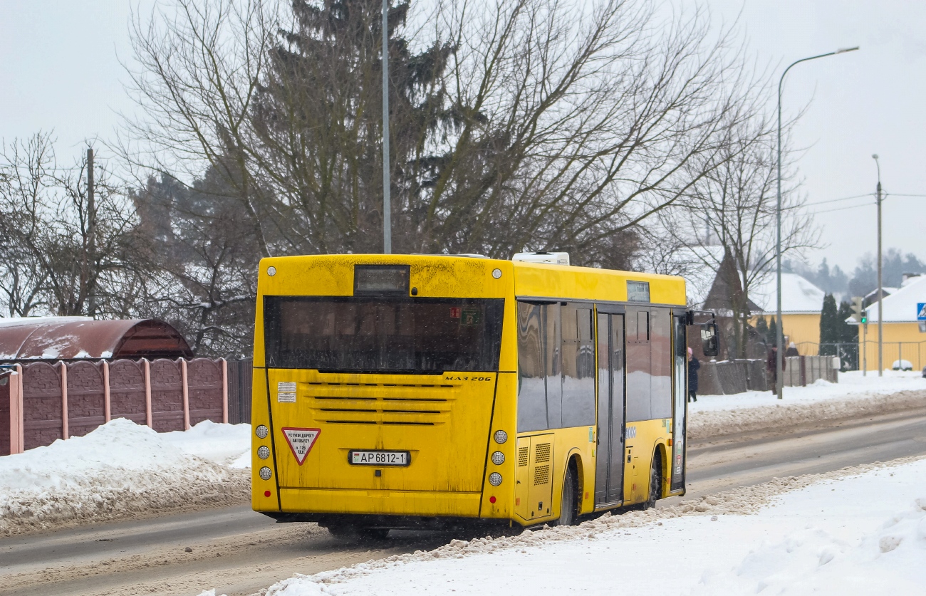 Brestská oblast, МАЗ-206.047 č. 22680