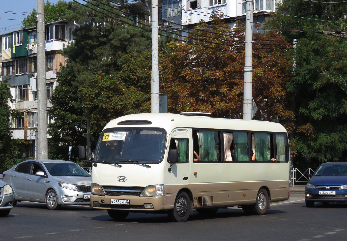 Краснодарский край, Hyundai County Kuzbass № А 253 ОУ 123