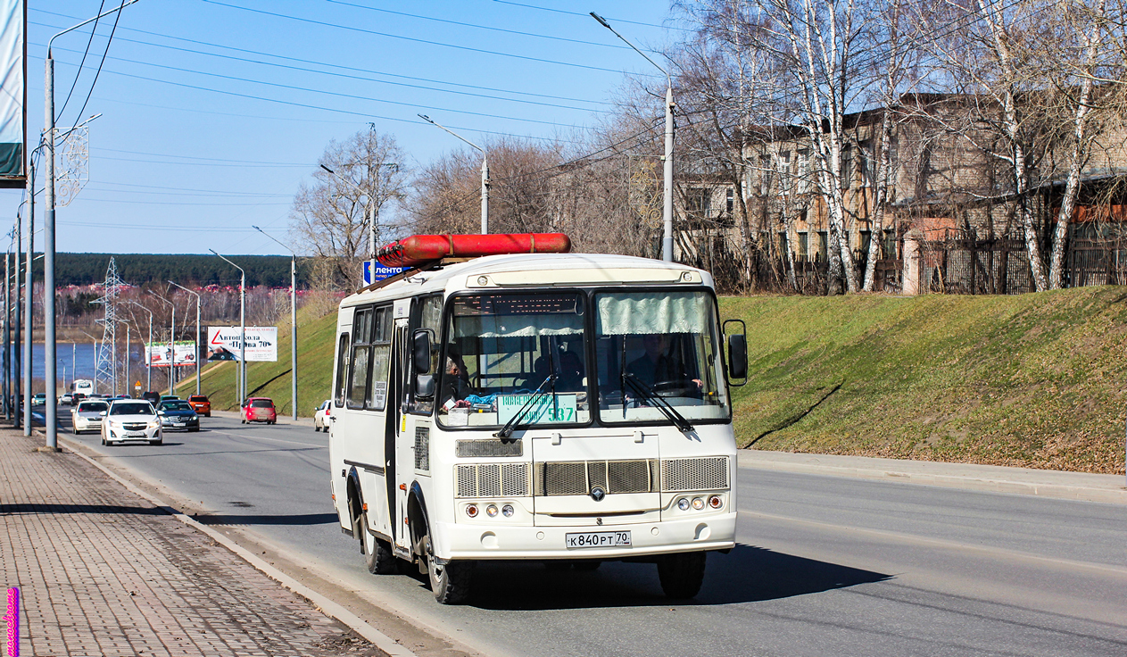 Томская область, ПАЗ-32053 № К 840 РТ 70